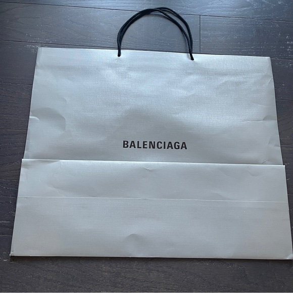 Balenciaga shopping bag gray empty xlarge size storage decoration - Picture 2 of 5
